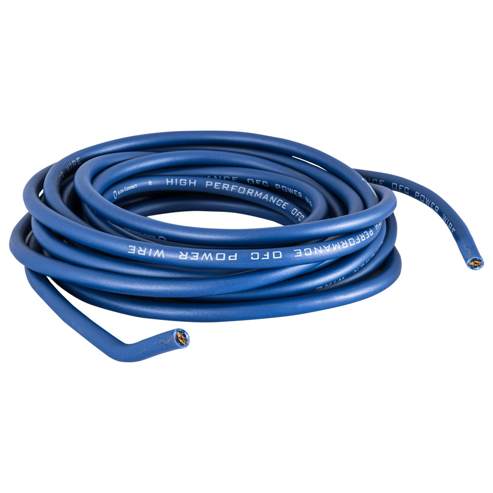 Power Wire 10mm² OFC, blue, 6m