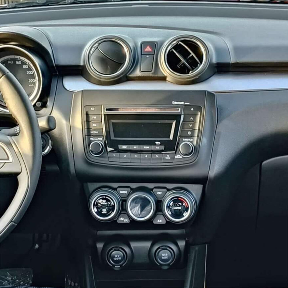 Suzuki Swift 17-24 9/10.1 inch Head Unit Installation Kit, Matte Black