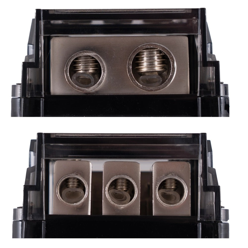 AFS/Mini-ANL Fuse Holder with Voltmeter, 50+35mm² - 3x 10/20mm²