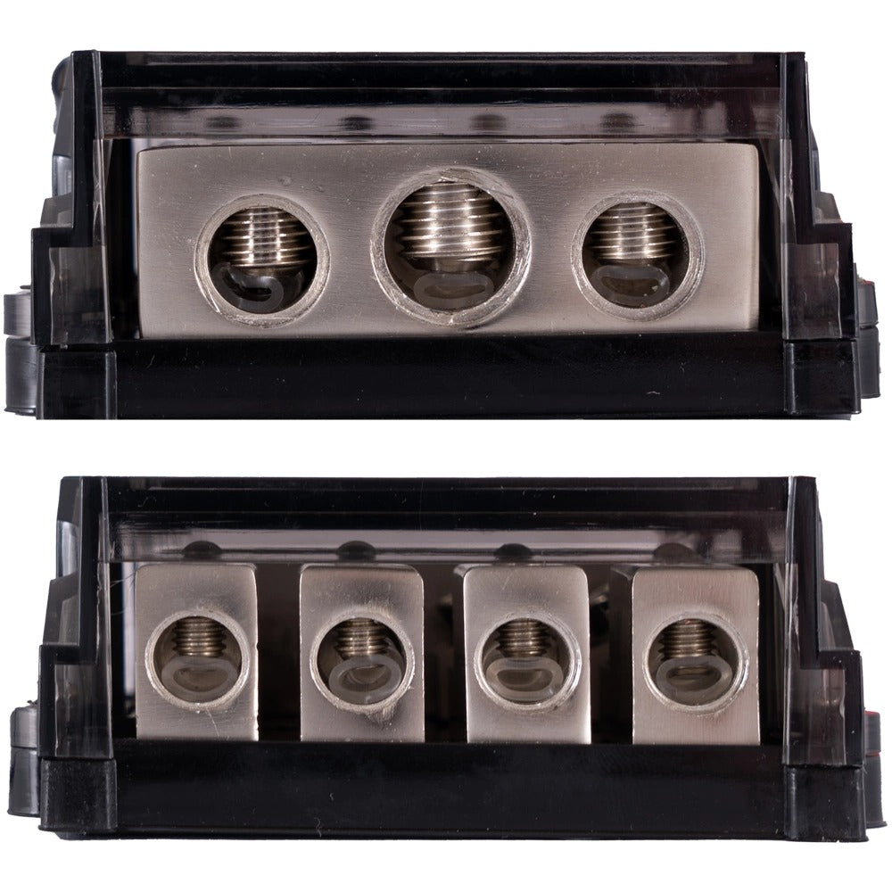 AFS/Mini-ANL Fuse Holder with Voltmeter, 50+35mm² - 4x 10/20mm²