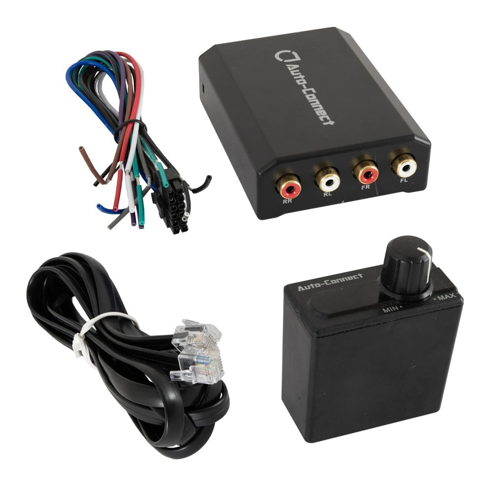 Premium High-Low Signal Converter with Remote, 4-channel