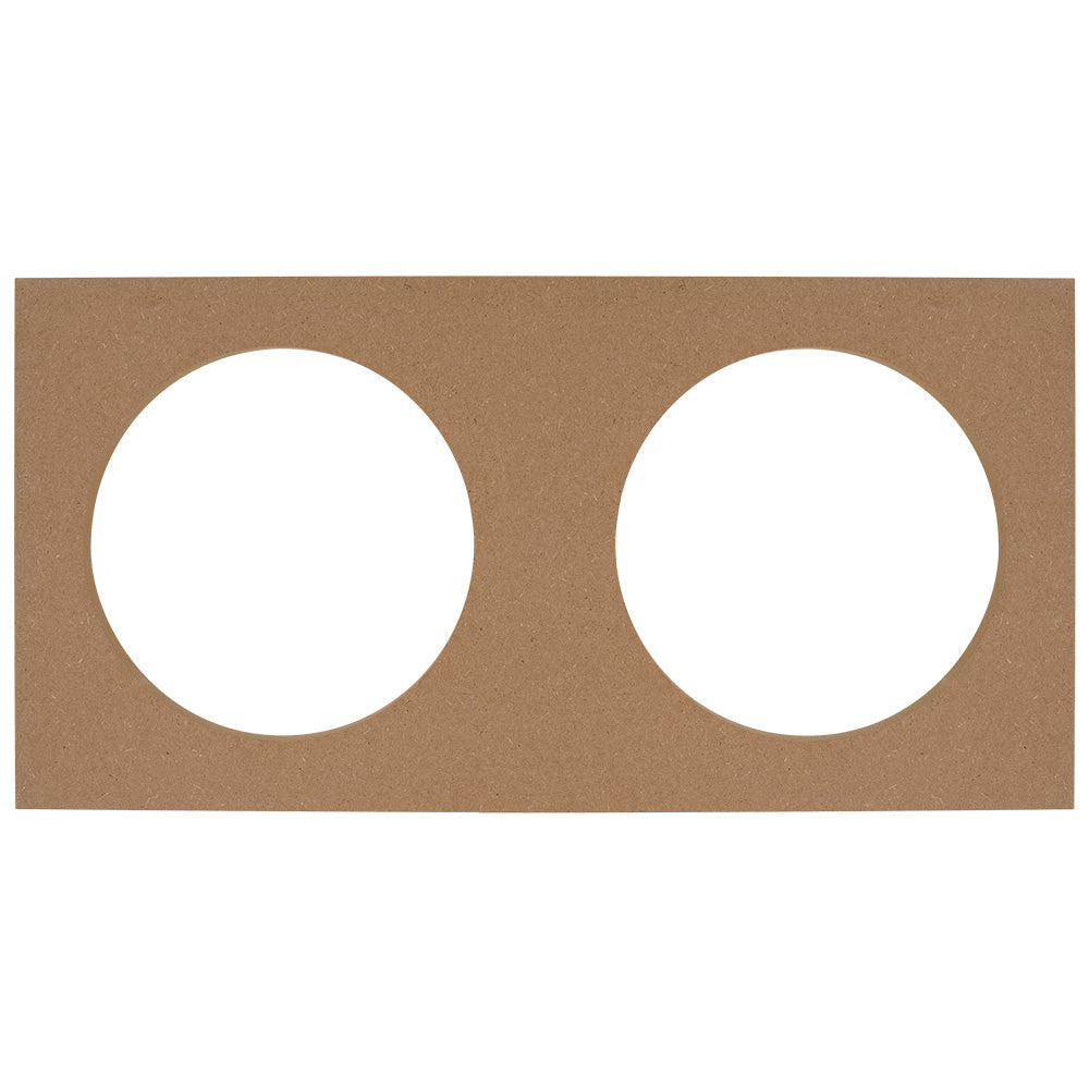 MDF Plate for 2x 8" Speakers