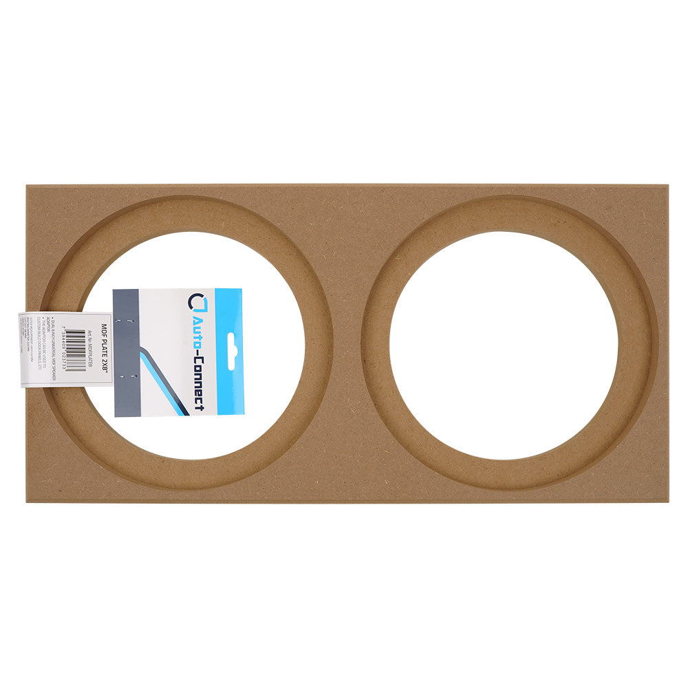 MDF Plate for 2x 8" Speakers