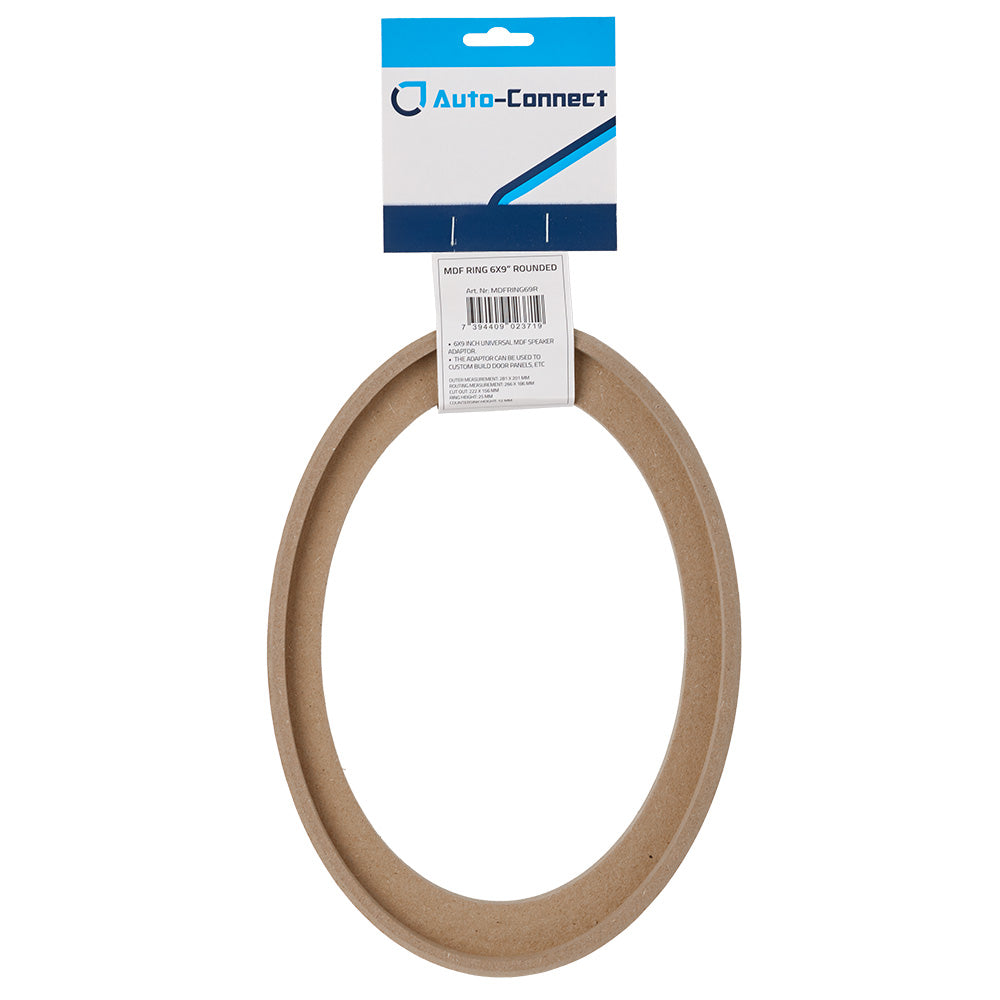 MDF Speaker Ring, 6x9 inch Round