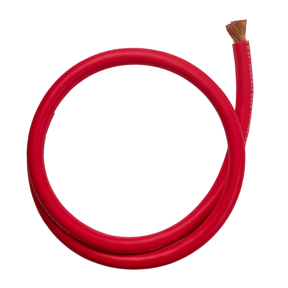 Pure CCA 53.7mm² Power Wire, red
