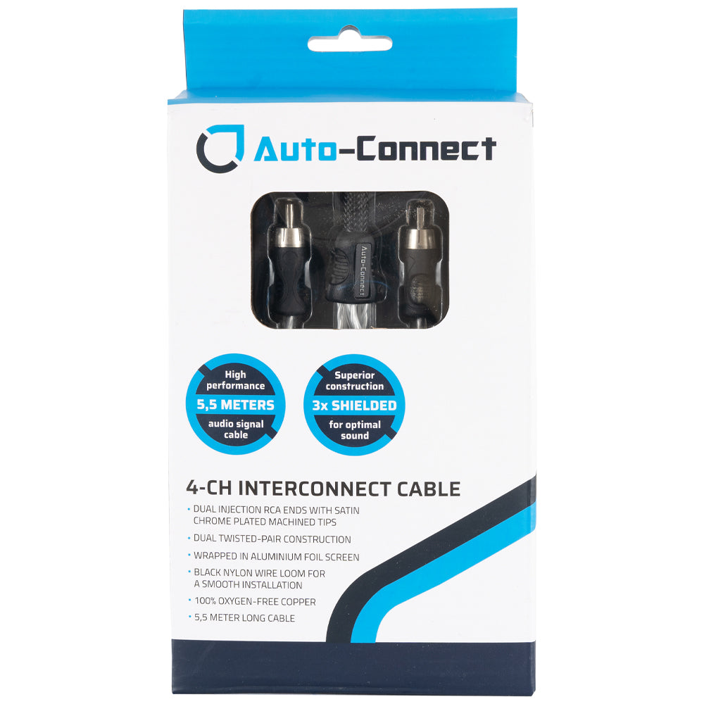 RCA Signal Cable 4-Channel Level 3, 5.5m