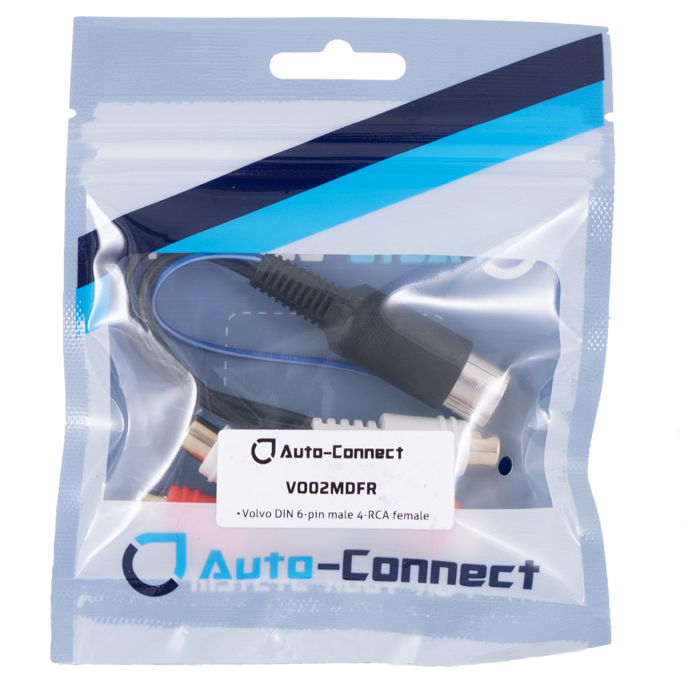 Factory Low Level Adapter 6-pin DIN-RCA