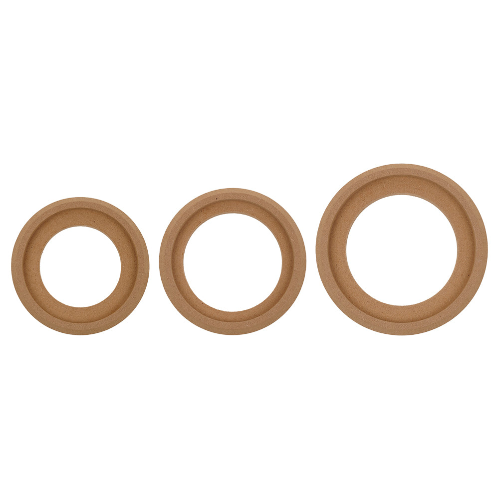 MDF Ring for Speaker/Tweeter, 82 mm