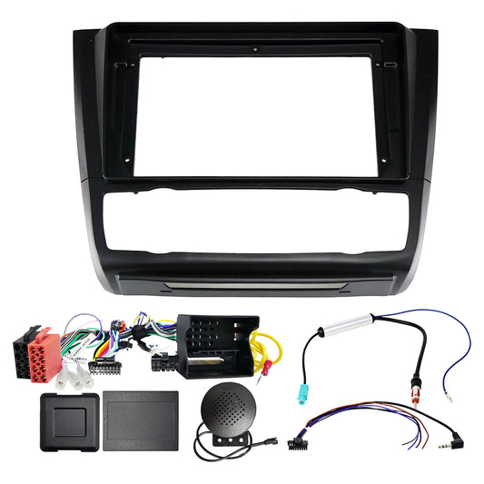 BMW 1 Series 07-14 9 inch Head Unit Installation Kit, Auto AC