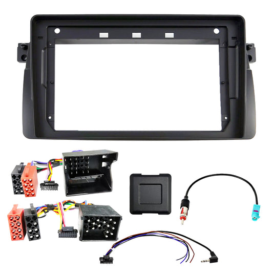 BMW 3 Series E46 98-07 9 inch Head Unit Installation Kit