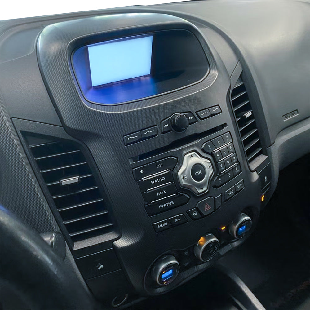 Ford Ranger 12-16 9 inch Head Unit Installation Kit, Black