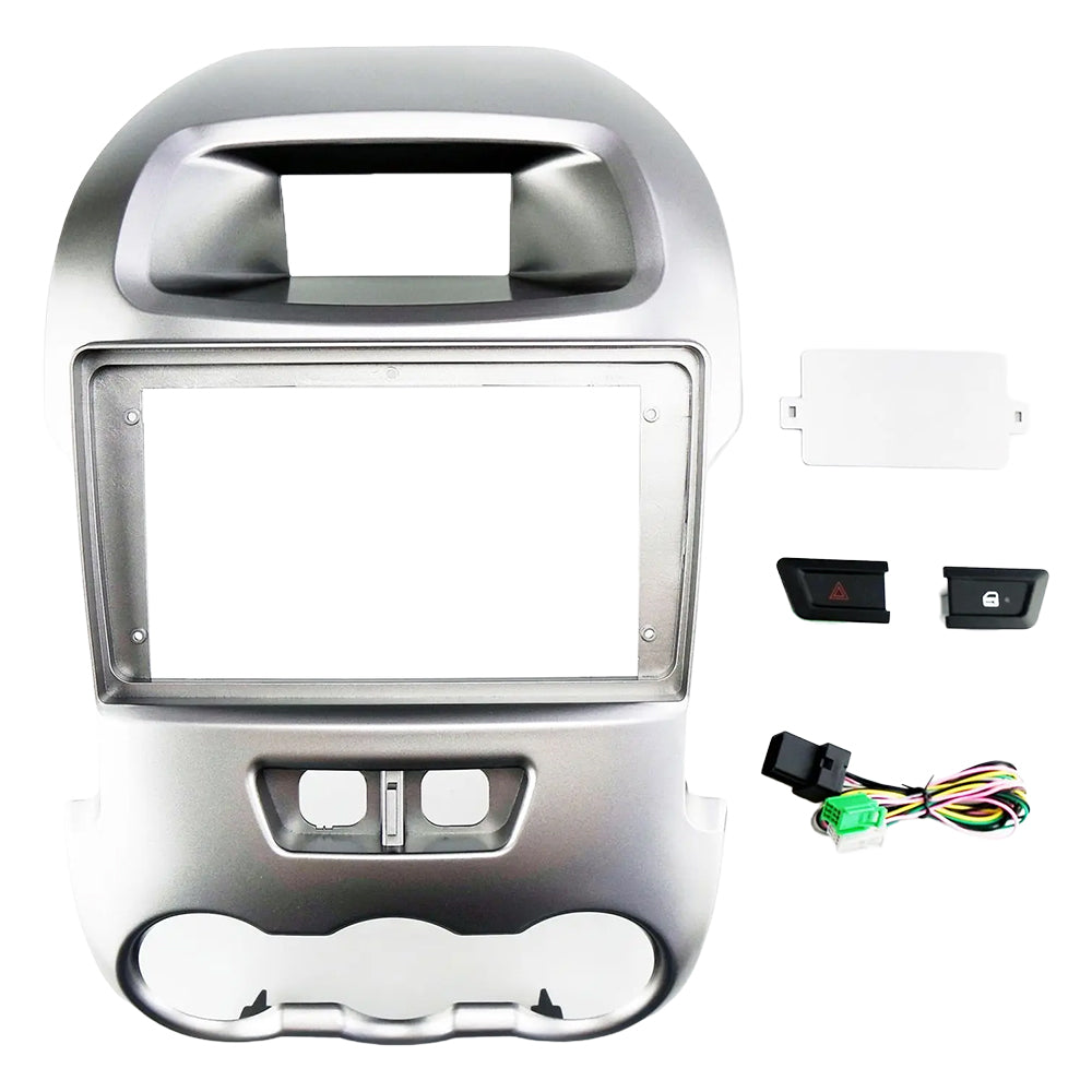 Ford Ranger 12-16 9 inch Head Unit Installation Kit, Silver