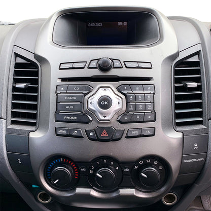 Ford Ranger 12-16 9 inch Head Unit Installation Kit, Silver