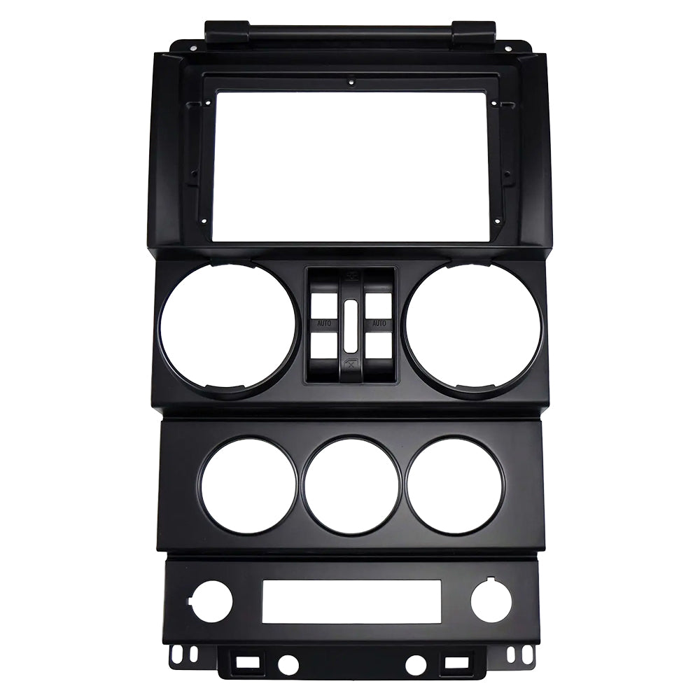 Jeep Wrangler 07-10 9 inch Head Unit Installation Kit, 4-door