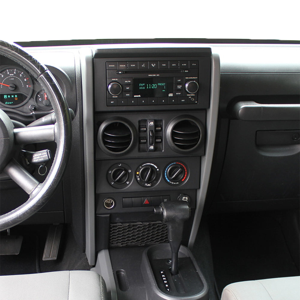 Jeep Wrangler 07-10 9 inch Head Unit Installation Kit, 4-door