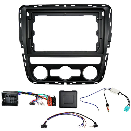VW Passat B7 11-15 9 inch Head Unit Installation Kit, Auto AC