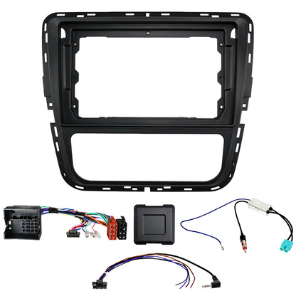 VW Passat B7 11-15 9 inch Head Unit Installation Kit, Manual AC