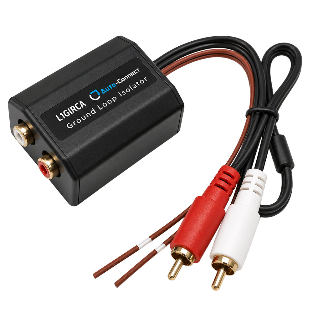 Ground Isolating RCA Noise Filter, Level 1