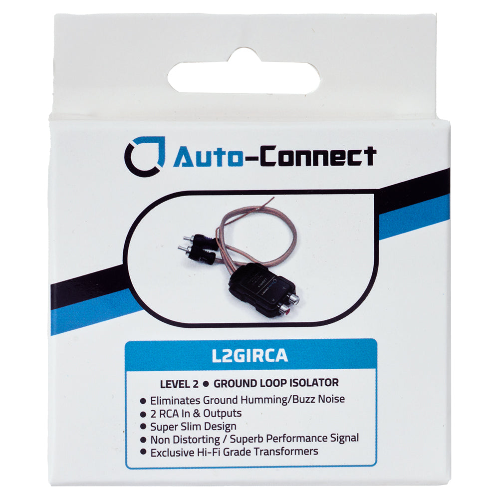Compact Ground Isolating RCA Noise Filter, Level 2