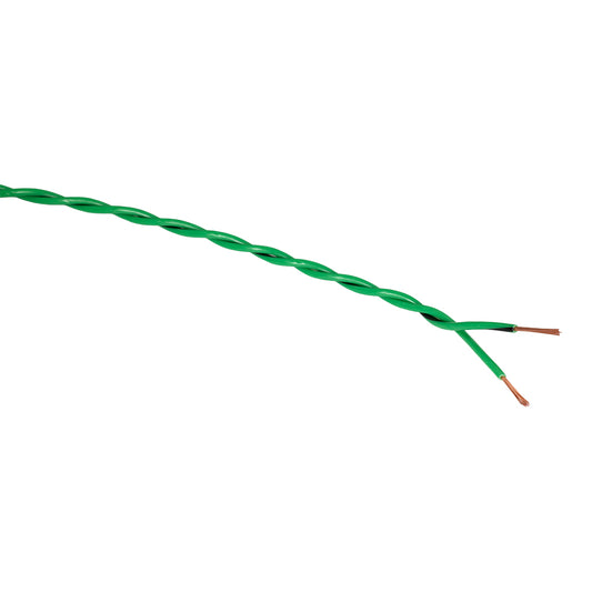 Twisted Speaker Wire 2x0.5 mm², green