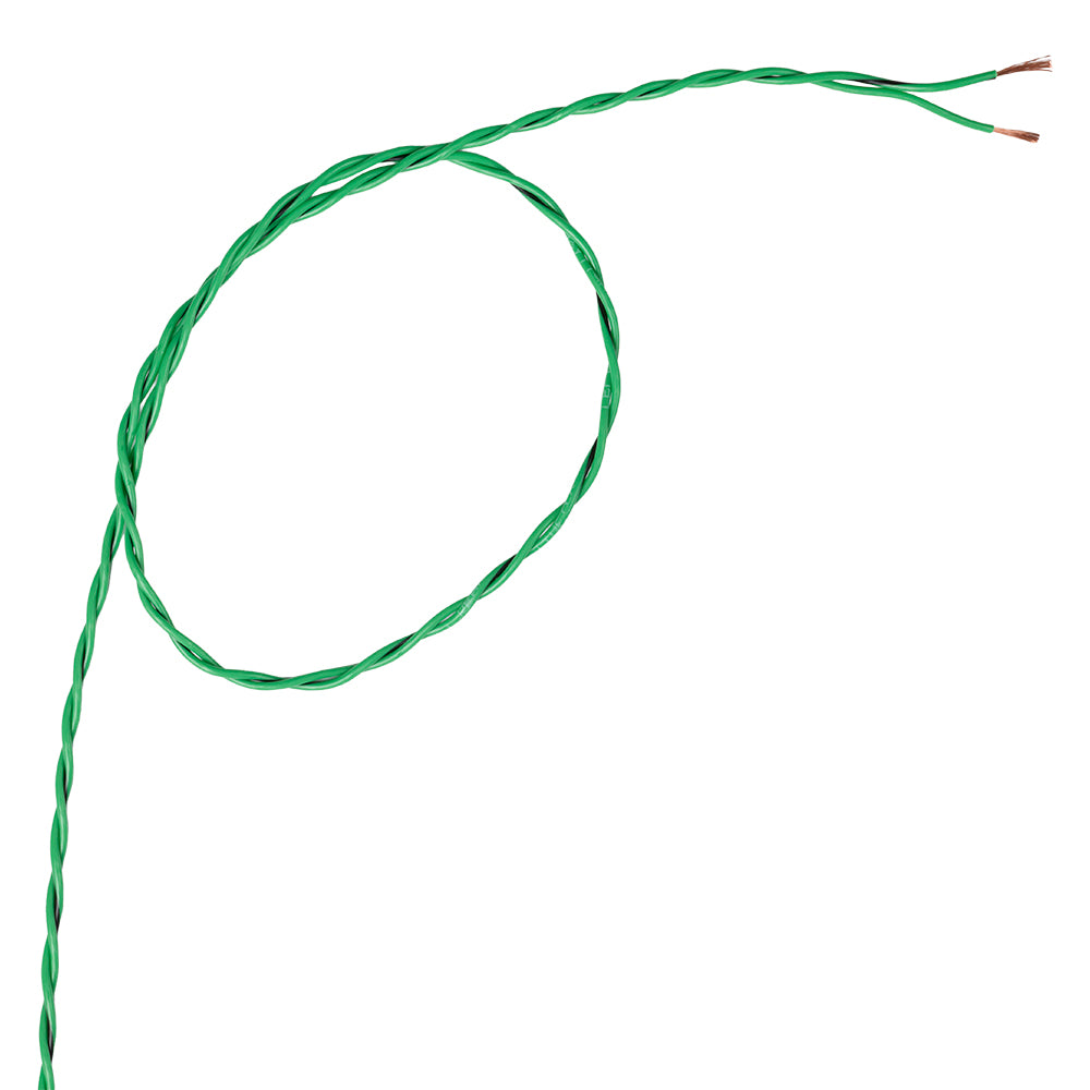 Twisted Speaker Wire 2x0.5 mm², green