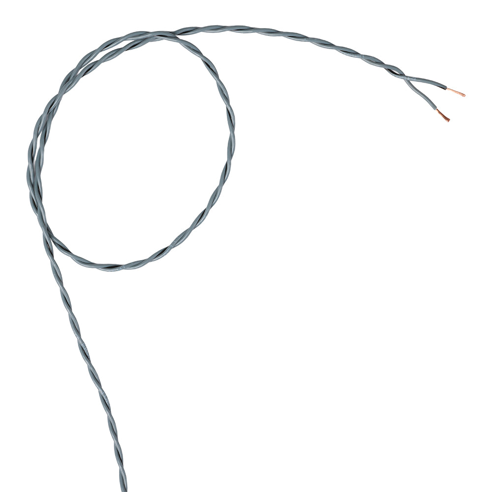 Twisted Speaker Wire 2x0.5 mm², gray