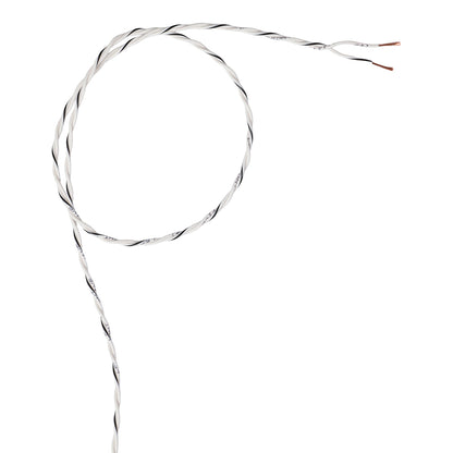 Twisted Speaker Wire 2x0.5 mm², white