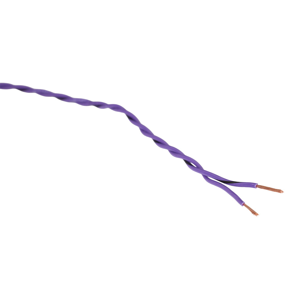 Twisted Speaker Wire 2x0.5 mm², purple
