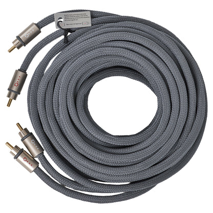 2-Channel Five-Layer Shielded Directional RCA Cable, 5.5m