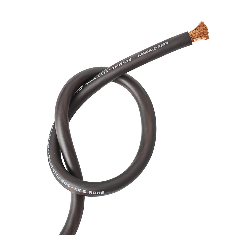 Pure OFC 53.7mm² Power Wire, black