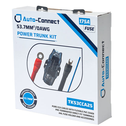 Pure CCA Trunk Power Wiring Kit 53.7mm², 2.5m