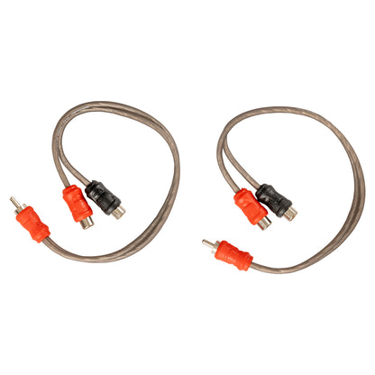 2 Female - 1 Male Twisted-Pair RCA Splitters Level 1, 0.3m