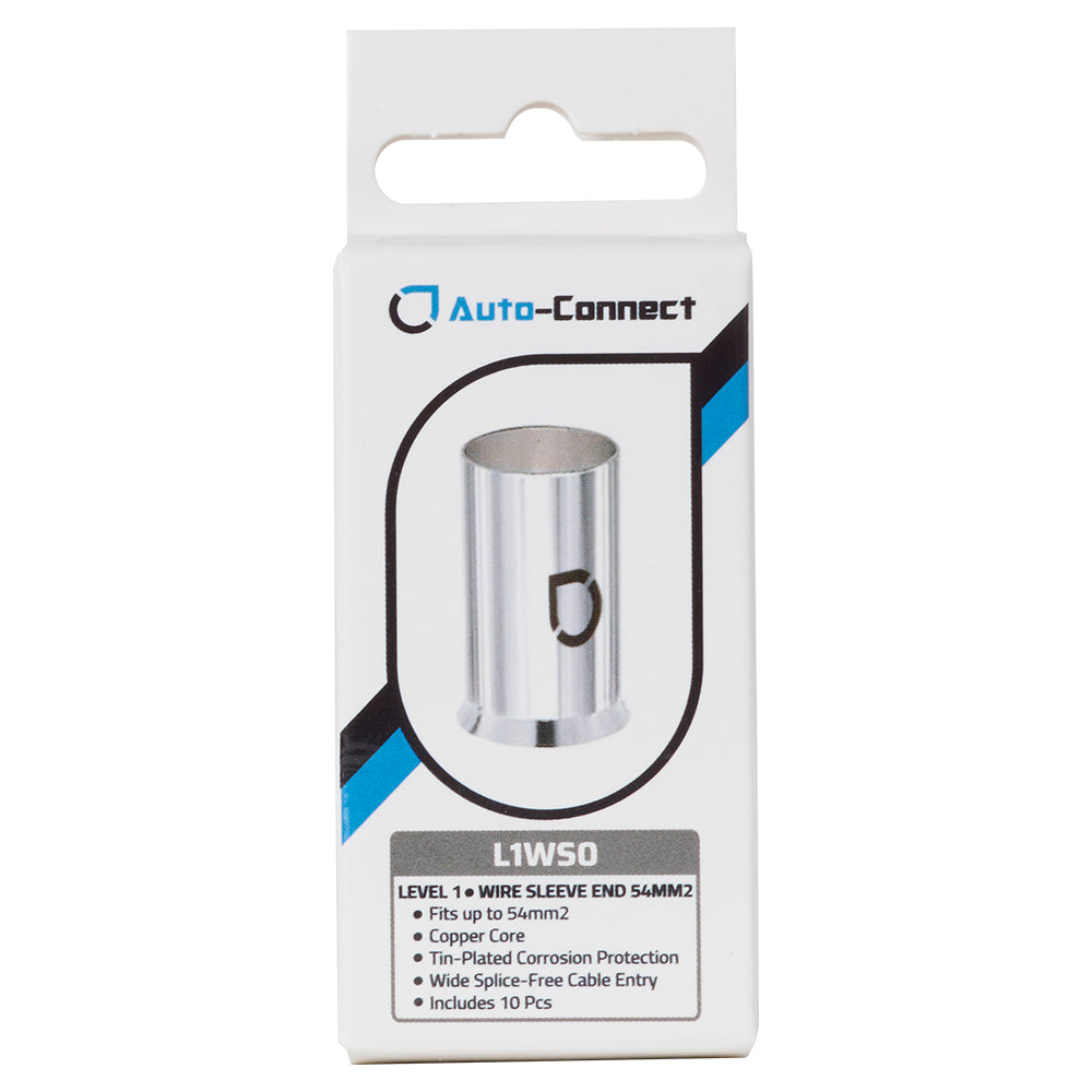 Copper Wire Ferrules 54 mm² / 0 AWG, 10pcs