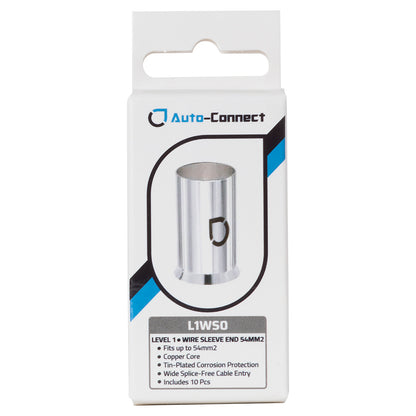 Copper Wire Ferrules 54 mm² / 0 AWG, 10pcs