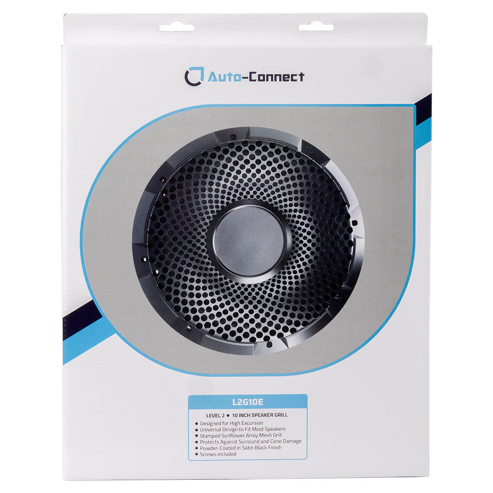 High Excursion Speaker/Subwoofer Grille, 10"