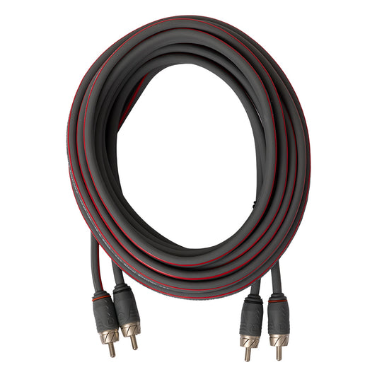 Quad-Shielded Directional RCA Signal Cable, 5.5m