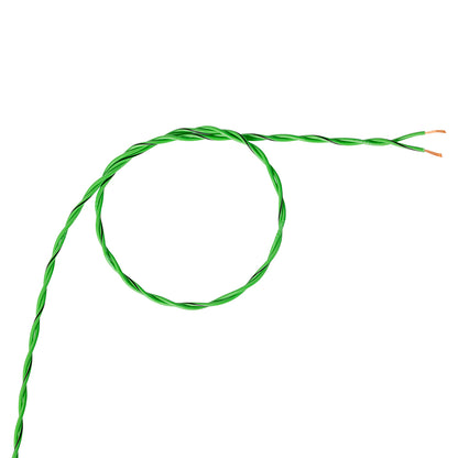 Twisted Speaker Wire 2x0.8mm², green