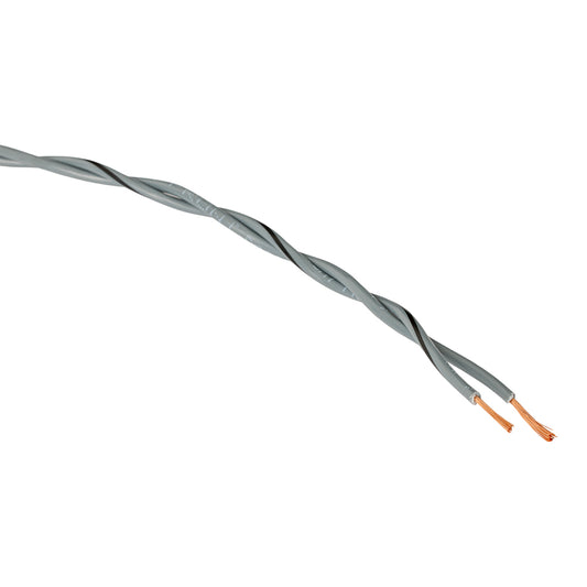 Twisted Speaker Wire 2x0.8mm², gray