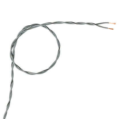 Twisted Speaker Wire 2x0.8mm², gray