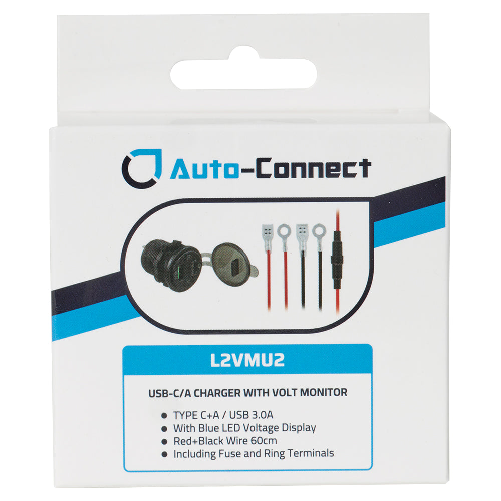 USB-C/A Charger with Volt Monitor