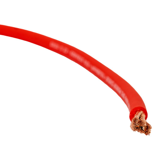 Pure OFC 10.2mm² Power Wire, red