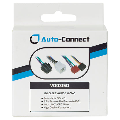 Volvo ISO Adapter, 9+4-pin