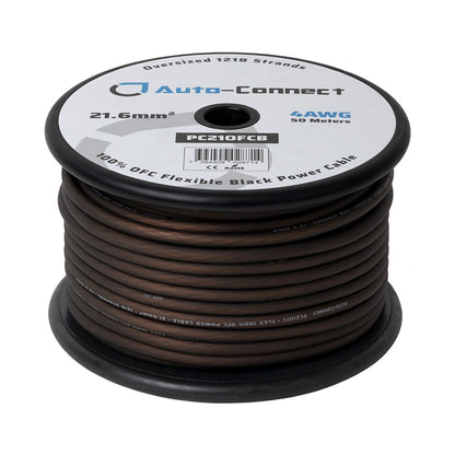 Pure OFC 21.6mm² Power Wire, black