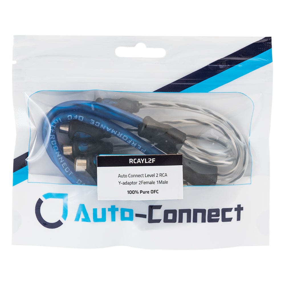 RCA Signal Cable Splitters Level 2, 1 male - 2 female