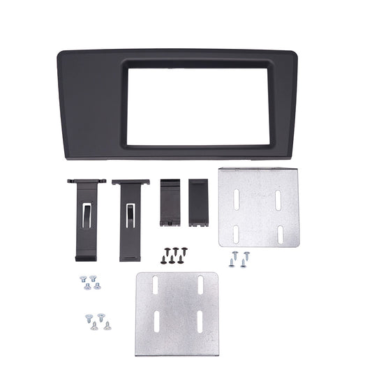 Volvo Double-DIN Fascia Panel, Gray